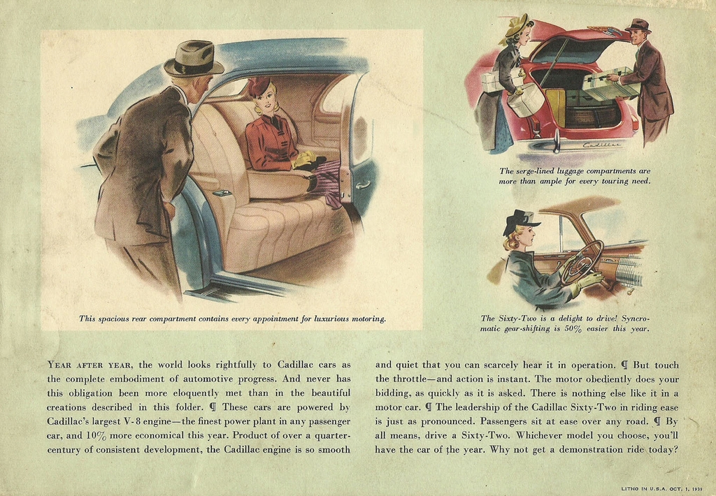 1940 Cadillac Sixty-Two Folder Page 4